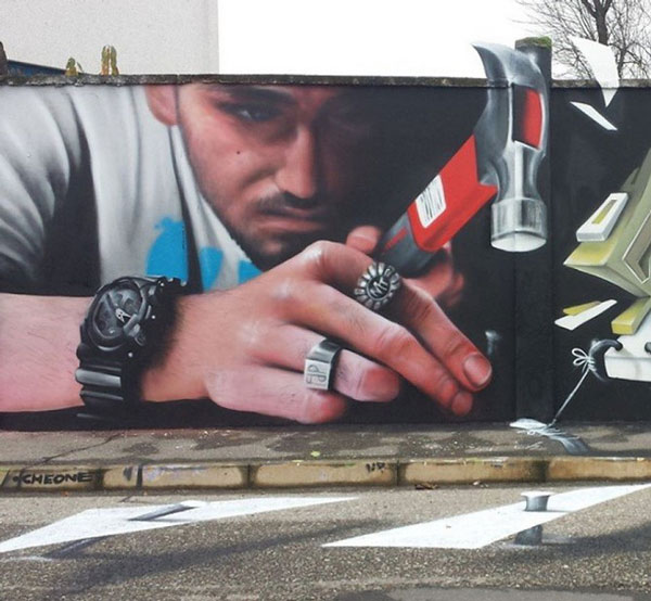 Series of creative street art makes everyone startled Picture 2