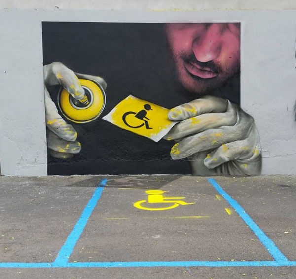 Series of creative street art makes everyone startled Picture 6