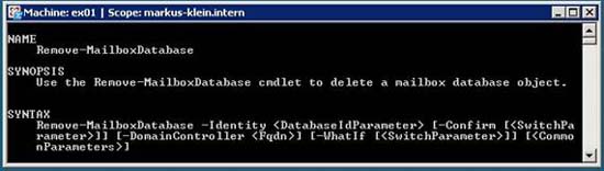 Server administration in Exchange 2007 using Powershell Picture 11