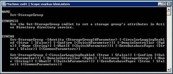 Server administration in Exchange 2007 using Powershell Picture 5