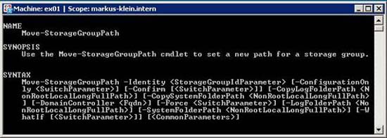 Server administration in Exchange 2007 using Powershell Picture 6