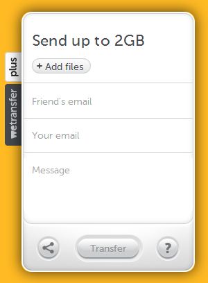 Services of sending files, sharing large files via the Internet Picture 3