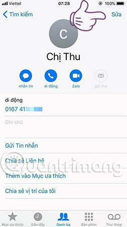 Set a message ringtone, call for each person on iPhone Picture 4