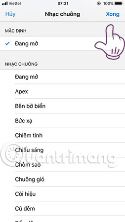 Set a message ringtone, call for each person on iPhone Picture 6
