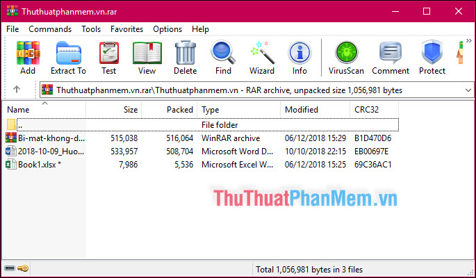 Set a pass (password) for any file using WinRAR Picture 15