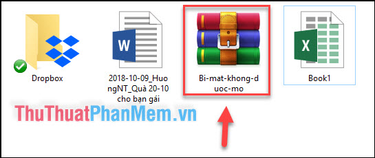 Set a pass (password) for any file using WinRAR Picture 7