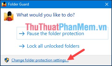 Set a password for the folder, set a password for the folder or folder using Folder Guard Picture 15