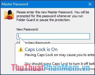 Set a password for the folder, set a password for the folder or folder using Folder Guard Picture 6