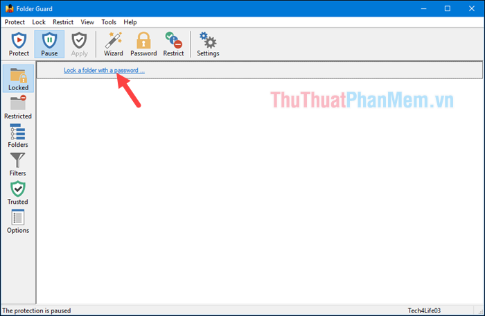 Set a password for the folder, set a password for the folder or folder using Folder Guard Picture 8