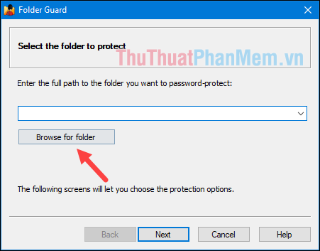 Set a password for the folder, set a password for the folder or folder using Folder Guard Picture 9