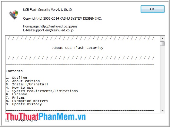 Set a password for the USB Picture 3