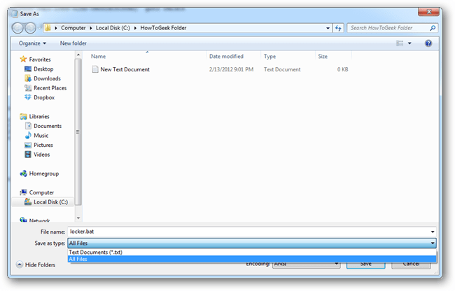 Set pass for Folder, set password to protect folder without software Picture 4