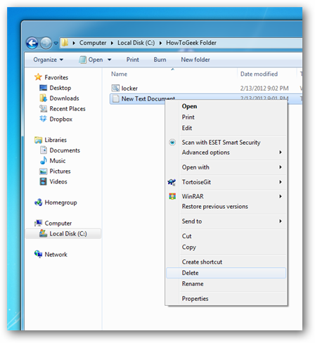 Set pass for Folder, set password to protect folder without software Picture 5