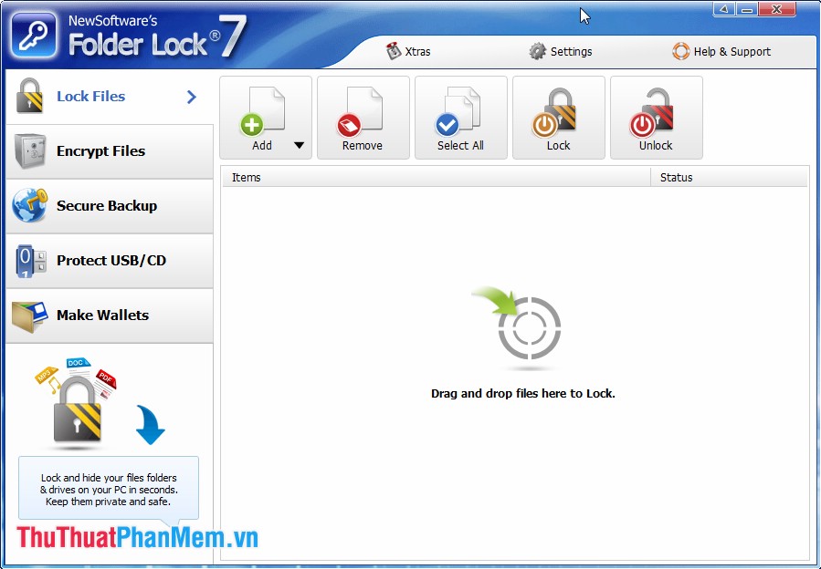 Set password / password for the folder Picture 4