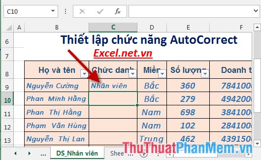 Set the AutoCorrect function in Excel Picture 6
