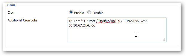 Set the automatic time to turn on the computer with DD-WRT Picture 5