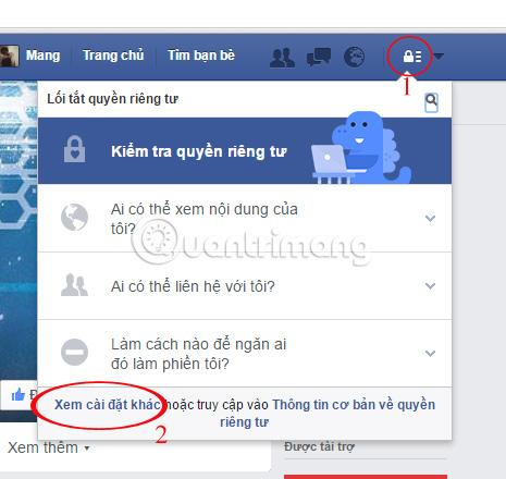 Set the post management mode to be tagged on Facebook Picture 1