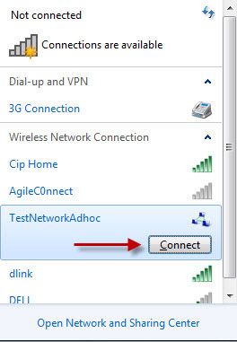 Set up Ad Hoc wireless network to play WiFi without software from your laptop Picture 12