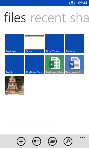 Set up and use SkyDrive on Windows Phone 8 Picture 12