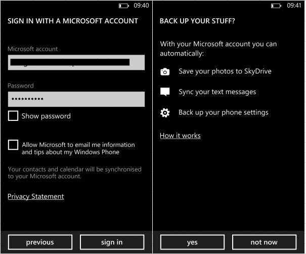 Set up and use SkyDrive on Windows Phone 8 Picture 9