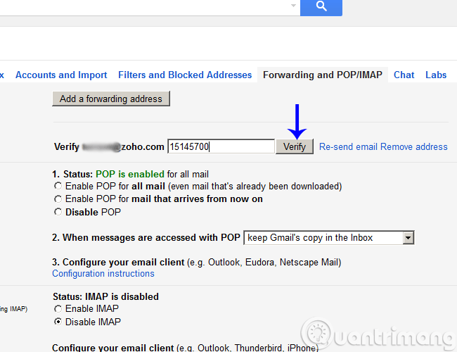 Set up auto-sending, Forward email to another account in Gmail? Picture 7