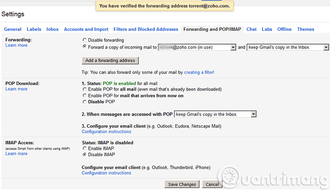 Set Up Auto-sending, Forward Email To Another Account In Gmail ...