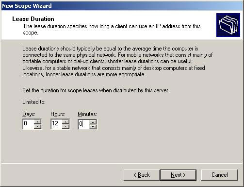 Set up DHCP server in Windows 2003 Picture 5