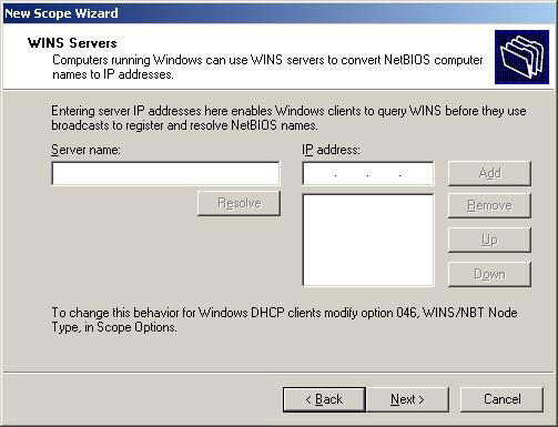 Set up DHCP server in Windows 2003 Picture 9