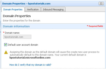 Set up Domain and receive Email with Microsoft BPOS Picture 13