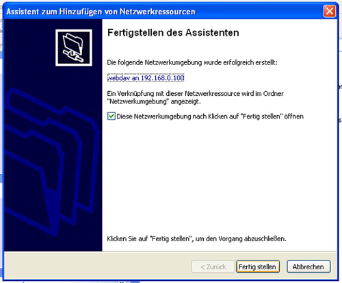 Set up WebDAV with Apache2 on Mandriva 2010.1 Spring Picture 7