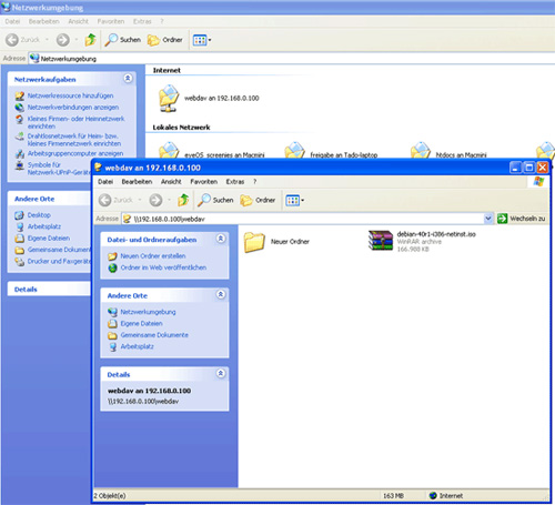 Set up WebDAV with Apache2 on Mandriva 2010.1 Spring Picture 8