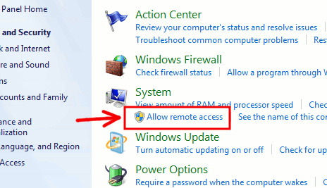 Setting up and connecting Remote Desktop in Windows 7 Picture 2