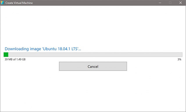 Setting up Ubuntu virtual machine with Hyper-V Quick Create on Windows 10 Picture 3
