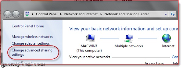 Share files and folders between Mac OS X and Windows 7 Picture 5
