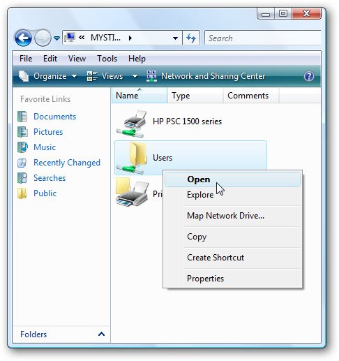 Share Files and Printers between Windows 7 and Vista Picture 12