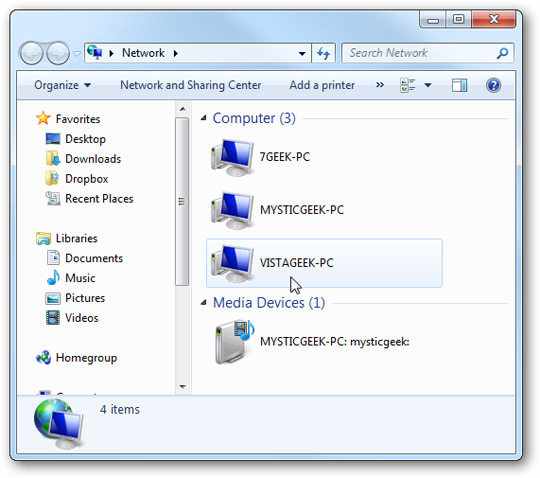 Share Files and Printers between Windows 7 and Vista Picture 8