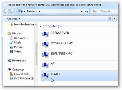 Share files and printers Windows 7 and Windows XP Picture 29