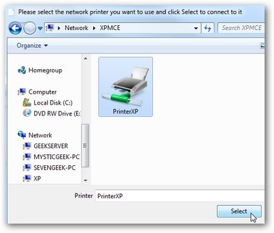 Share files and printers Windows 7 and Windows XP Picture 31