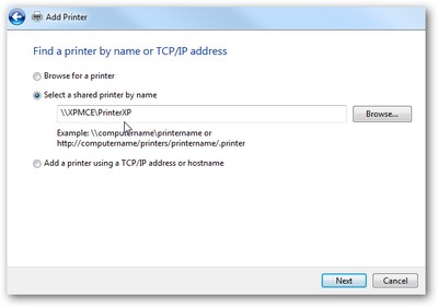 Share files and printers Windows 7 and Windows XP Picture 32