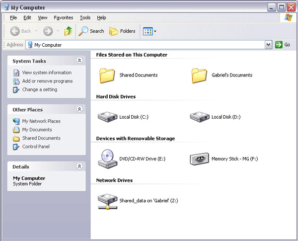 Share folders and printers in the network Picture 11