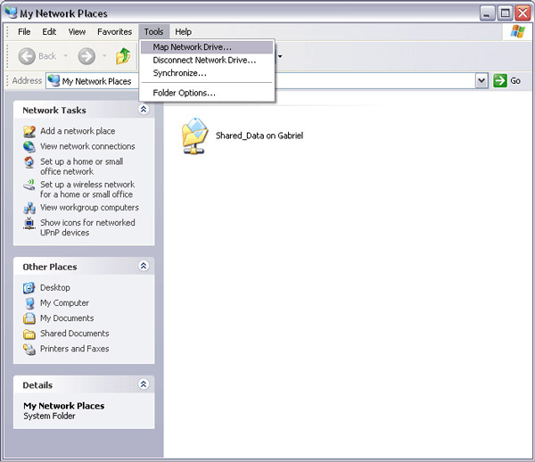 Share folders and printers in the network Picture 9