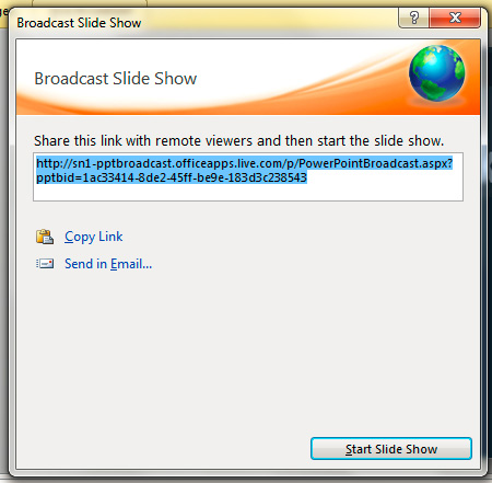 Share PowerPoint 2010 presentation files over the Internet Picture 4