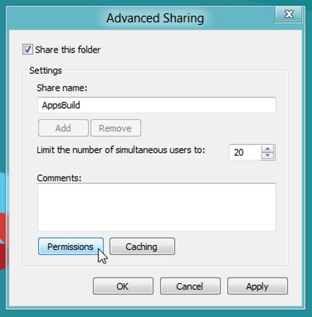 Share users and folders on the LAN in Windows 8 Picture 12