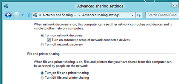 Share users and folders on the LAN in Windows 8 Picture 19