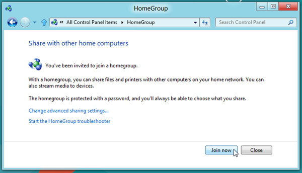 Share users and folders on the LAN in Windows 8 Picture 7