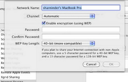 Share Wi-Fi on Ubuntu and Mac OS X Picture 4