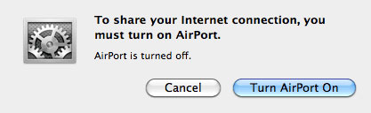 Share your Mac's Internet connection with wireless devices Picture 9