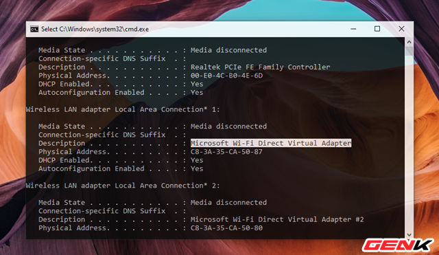 'Shoot bluetooth' data using the Wi-Fi Direct feature is extremely convenient on Windows 10 Picture 3