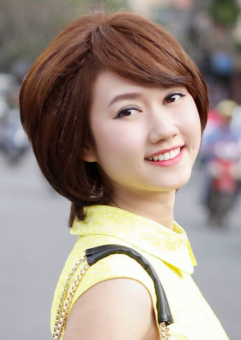 Short hairstyles for the best round face in 2020 Picture 15