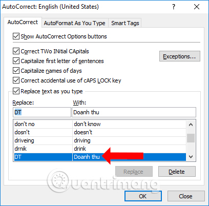 Shortcut guide, abbreviated in Excel Picture 4